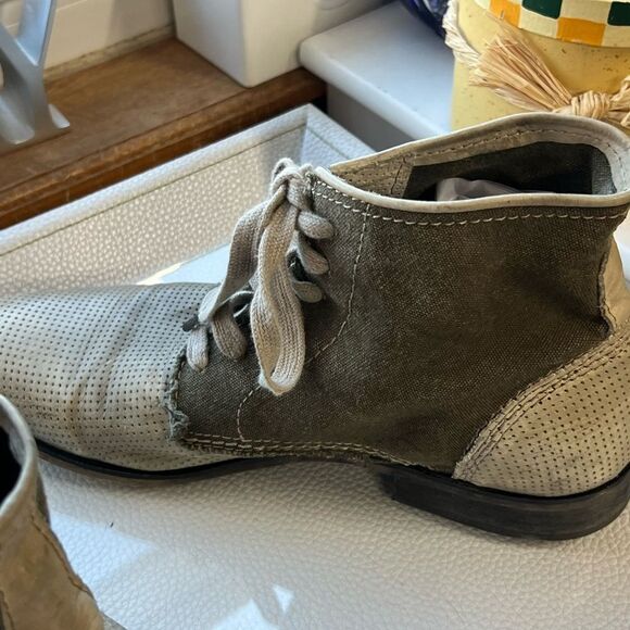 Diesel  Lace-Up Shoes in Green and Gray Size 8.5 - Picture 6 of 10